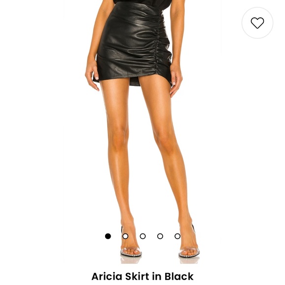 Aricia Genuine Leather Skirt
